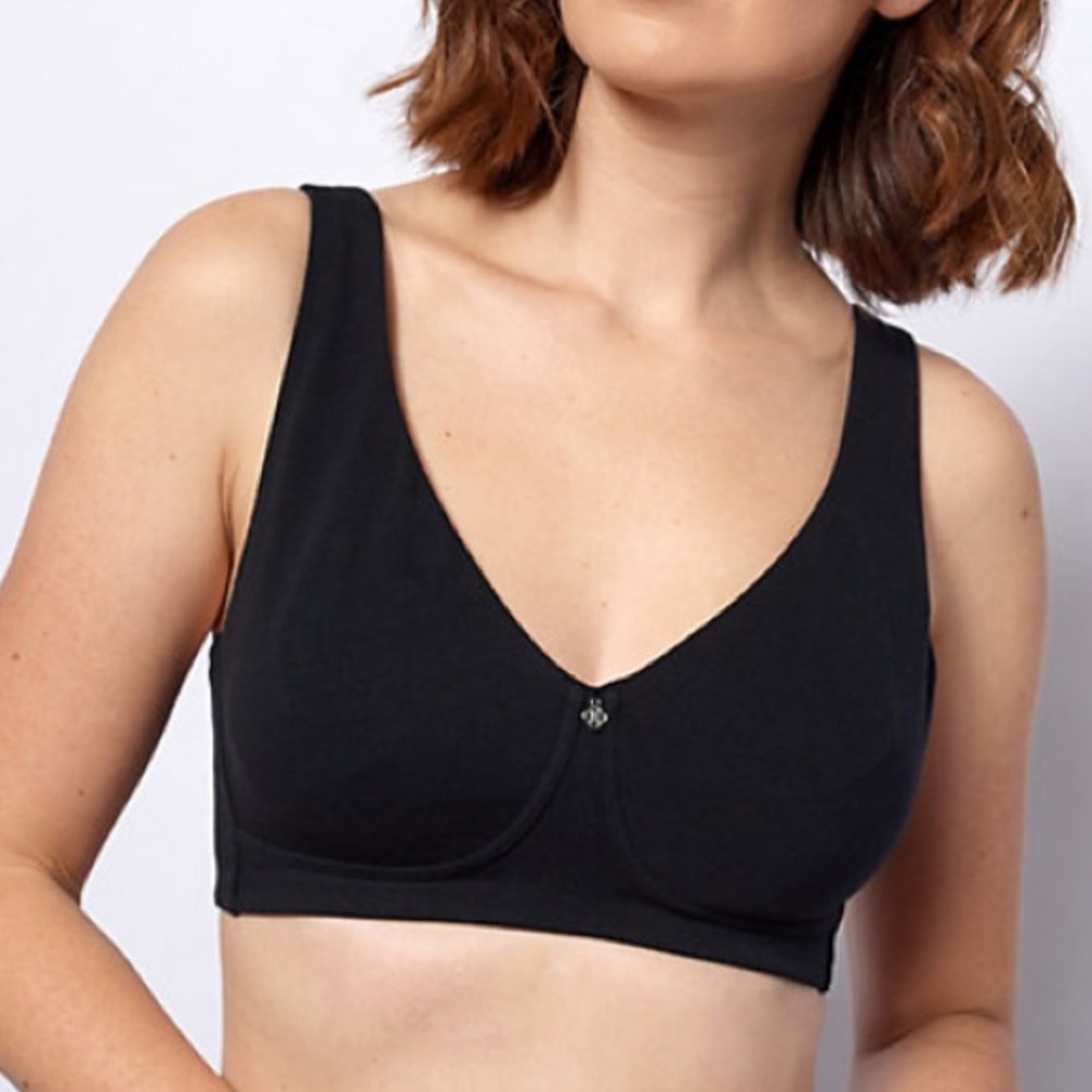 Breezies Modern Cotton Unlined Wire Free Bra
